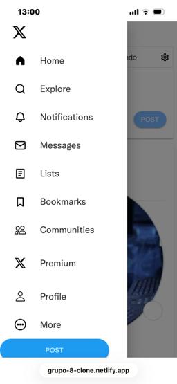 Miniatura 4 del proyecto Clon de X (Twitter)