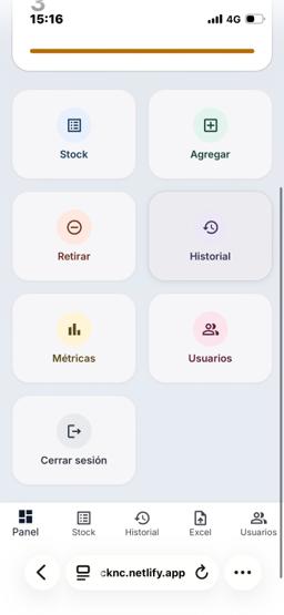 Miniatura 3 del proyecto Sistema de control de stock 