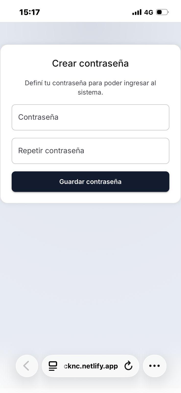 Captura 5 del proyecto Sistema de control de stock 