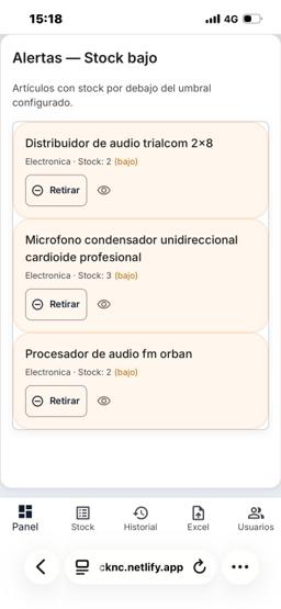 Miniatura 6 del proyecto Sistema de control de stock 