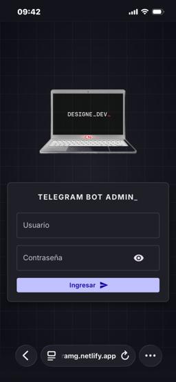 Miniatura 4 del proyecto Bot de Telegram + Panel Admin